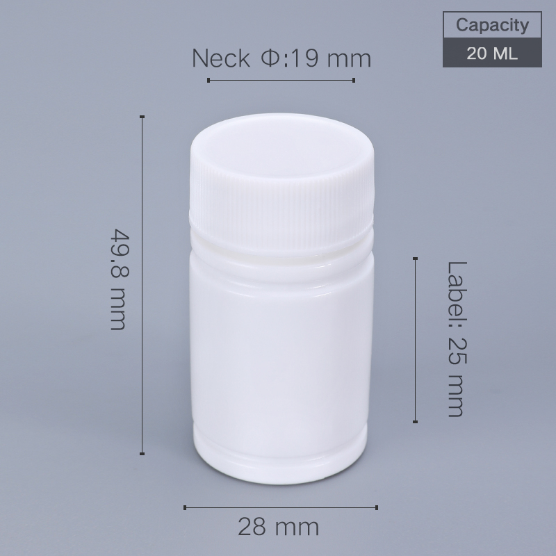 Food Storage Drums - 100PCS von 20ML kleine kunststoff flasche