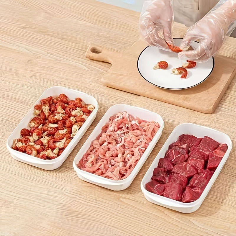 Food Storage For Refrigerator - 1/3/10 Stück Tragbare Kühlschrank-Frischhaltebox für Fleisch,