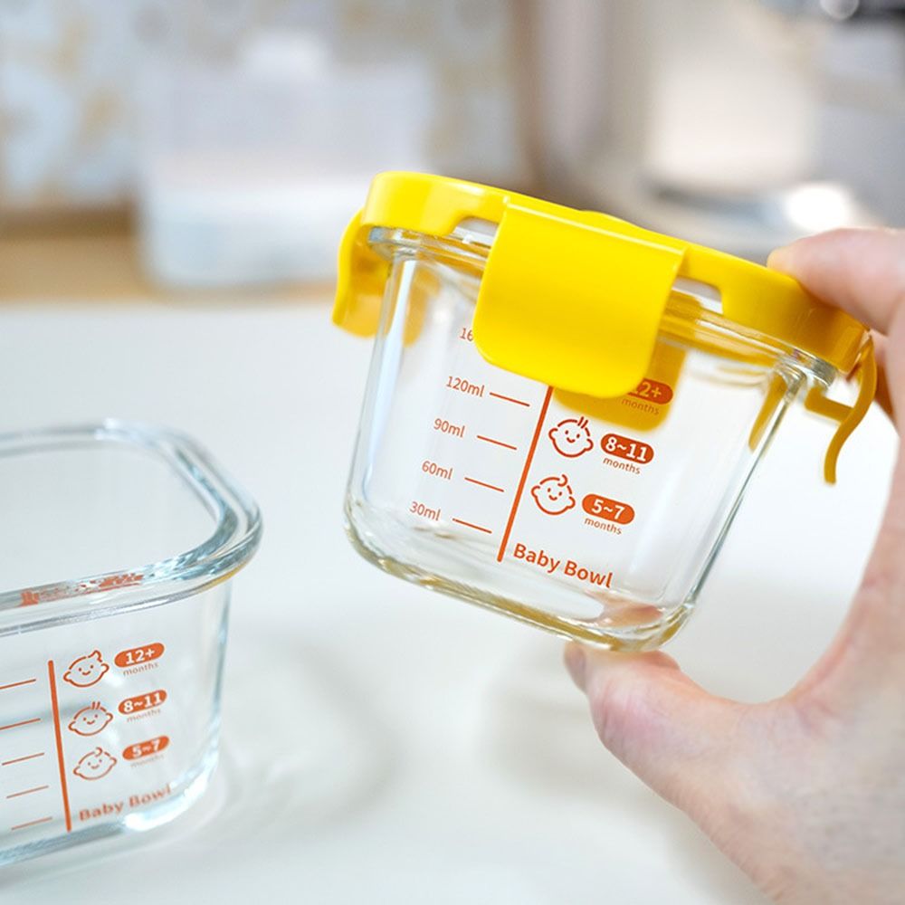 Food Storage Frozen - 170ml Baby-Nahrungsaufbewahrungsglas Lebensmittelaufbewahrungsbox Gefriergeeigneter Glasbehälter für