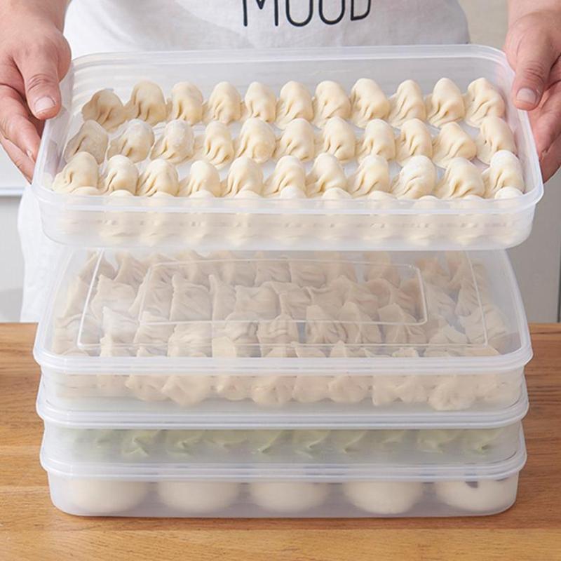 Food Storage Freezer - Neue Küchen-Aufbewahrungsbox Kühlschrank-Organizer Transparente Lebensmittelbehälter Schale