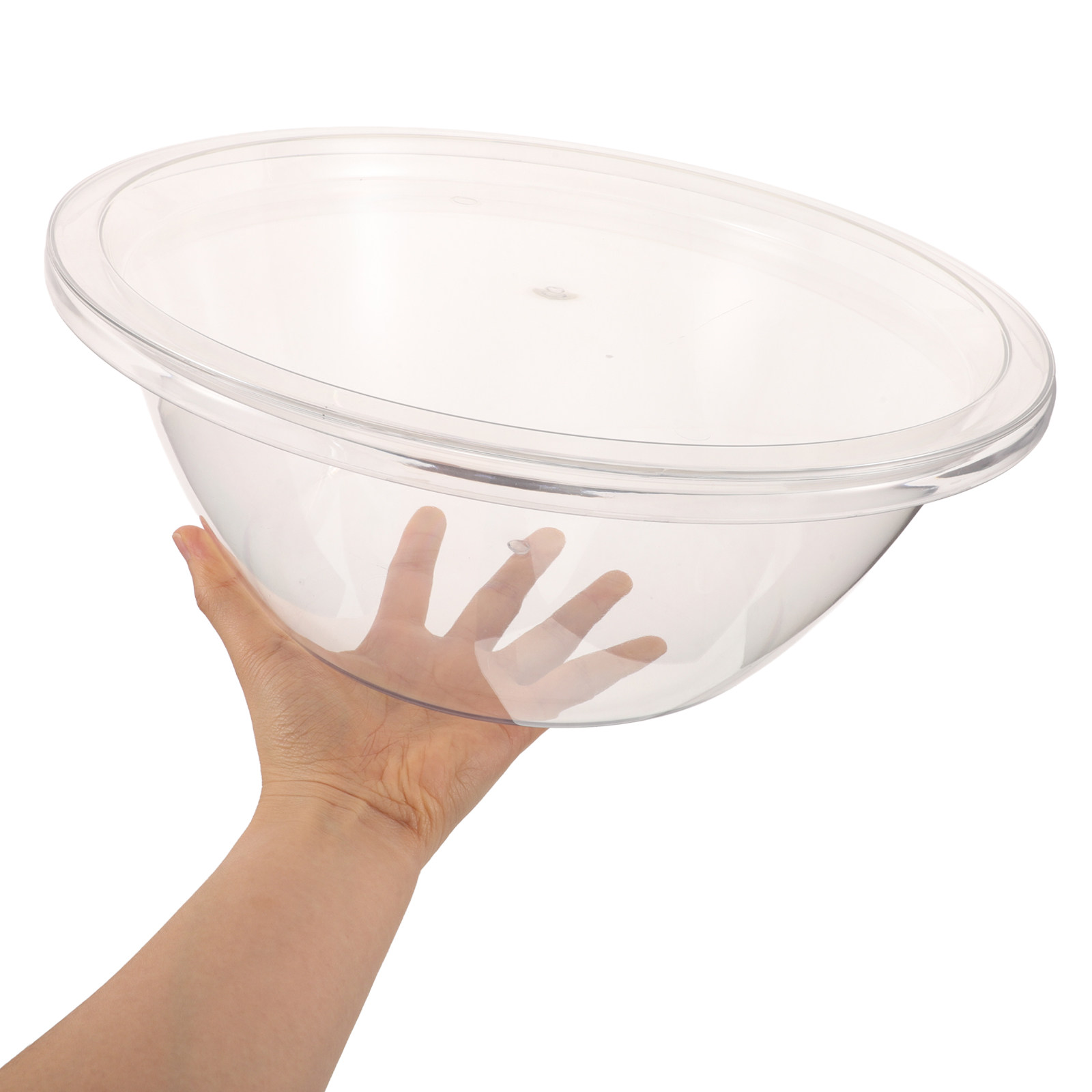 Food Storage Freezer - 2 Sets Plastik-Rührschüsseln, durchsichtige, ineinander stapelbare