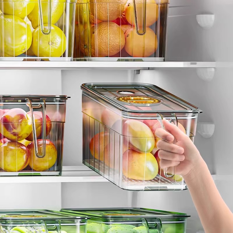 Food Storage For Refrigerator - Kühlschrank-Sortier-Aufbewahrungsbox, Eier, Obst und Gemüse, Lebensmittelqualität,