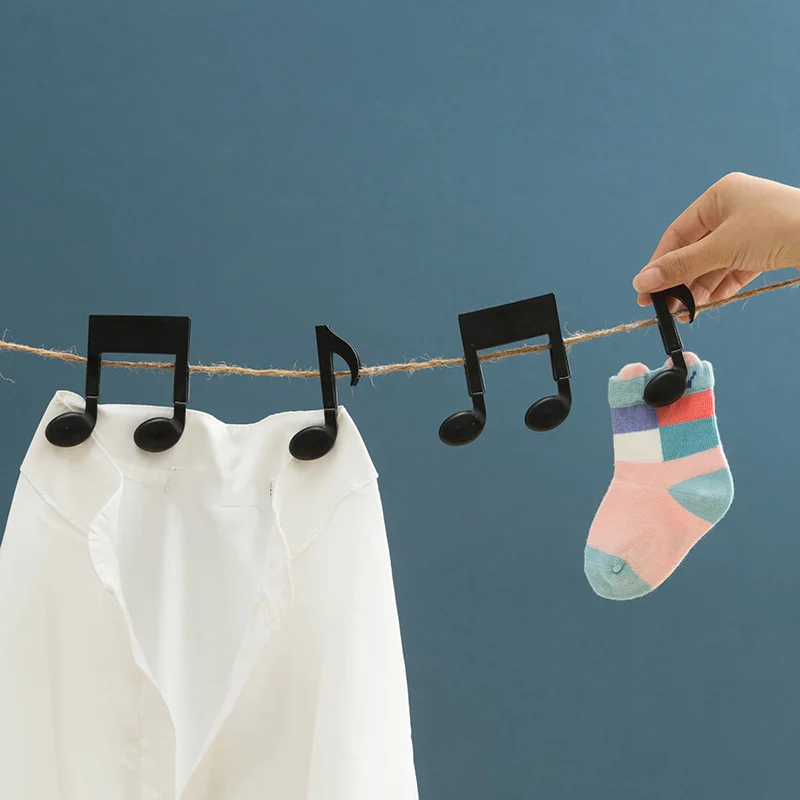 Food Storage Notes - Snack-Frischhalte-Clip-Set mit Musiknoten-Design, Verschlussklammern für Snacks,