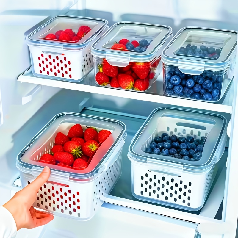 Food Storage Prep Containers - 4-teiliges Set Auslaufsichere Lebensmittelbehälter - Luftdichte,