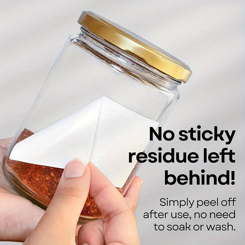 Food Storage Notes - 100 Stück wasserfeste und abnehmbare Gefrierfach-Etiketten,
