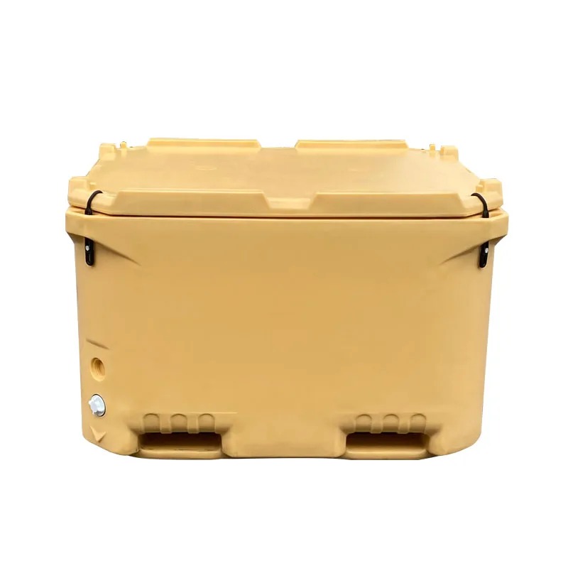 Food Storage Frozen - 1000L Rotationsgeformte PE/PU Thermoisolierte Kühlbox, Cartoon-Design,
