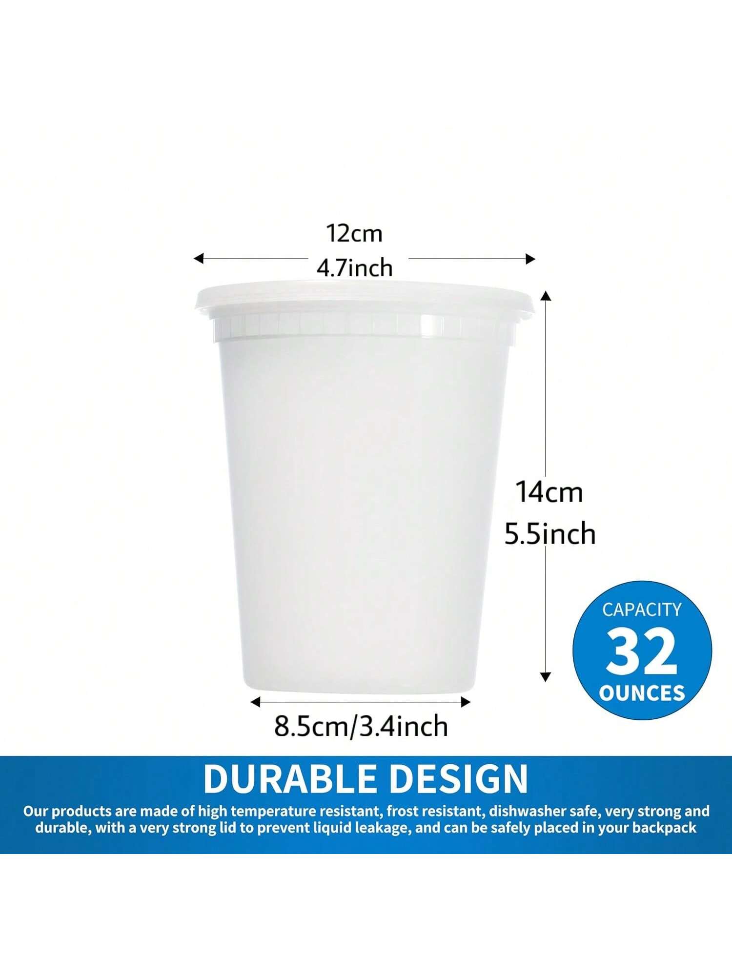 24er Pack 32 Unzen Deli-Behält – Food Storage Prep Containers Bewertung und Preis