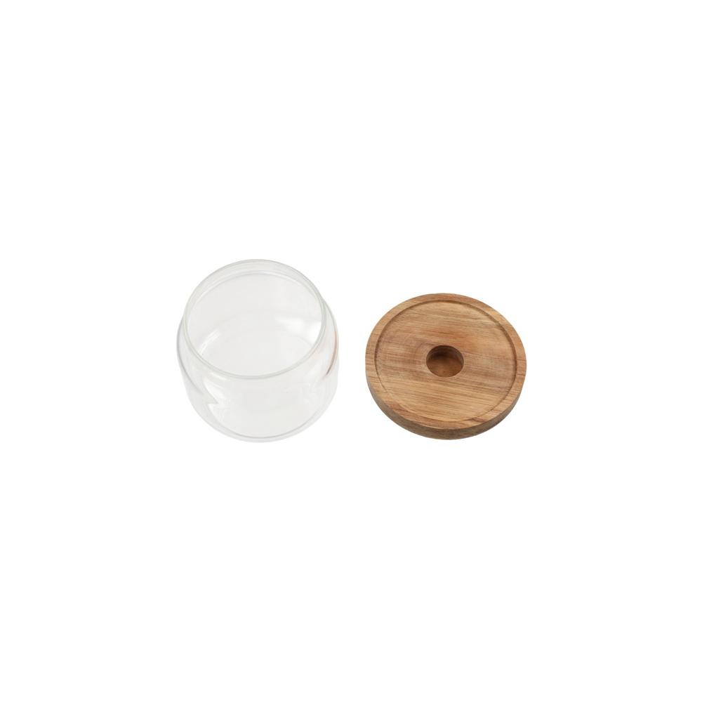 Glas-Vorratsdose mit Holzdecke – Food Storage Glass Round Bewertung und Preis