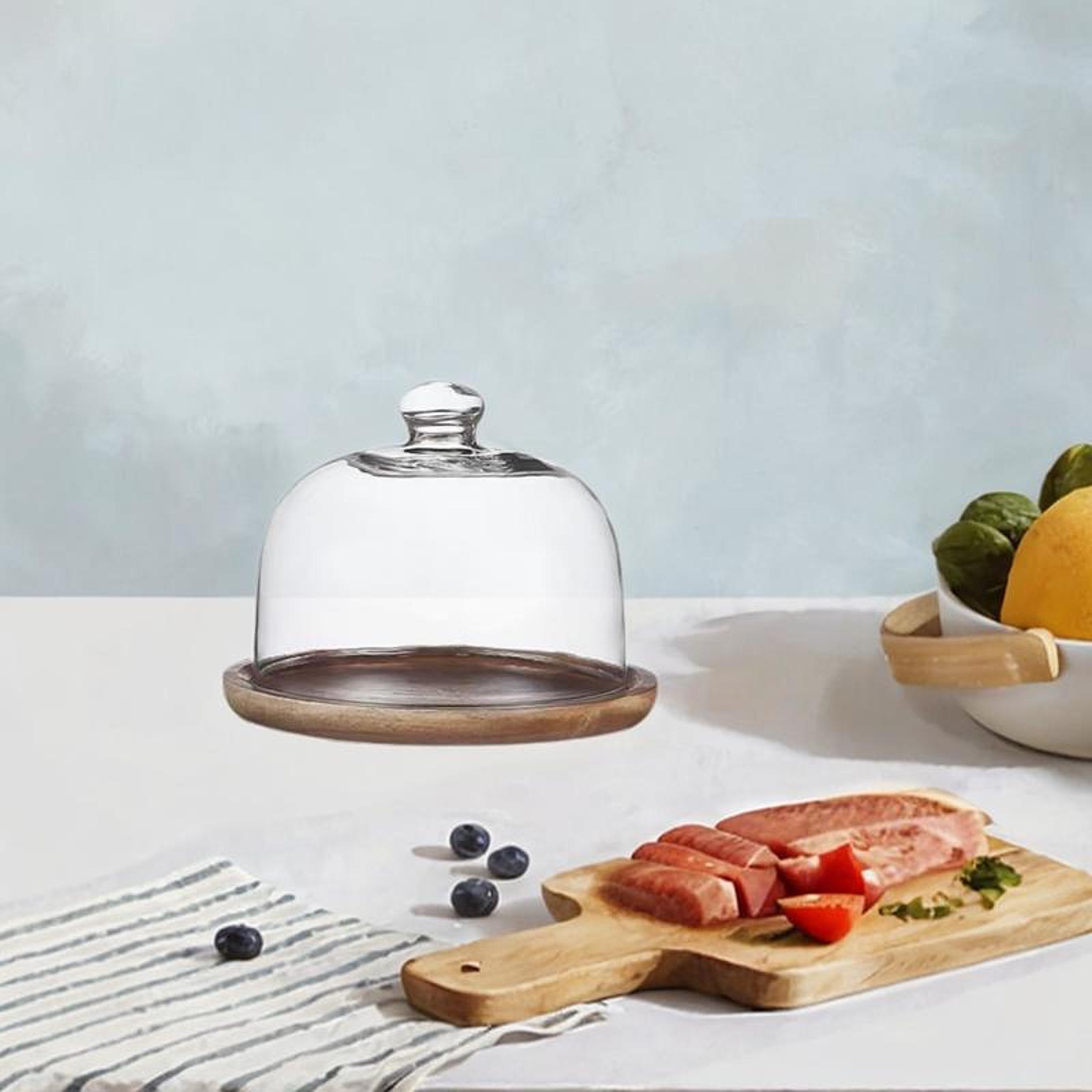 Holz-Kuchenständer mit Glasabd – Food Storage Glass Round Bewertung und Preis
