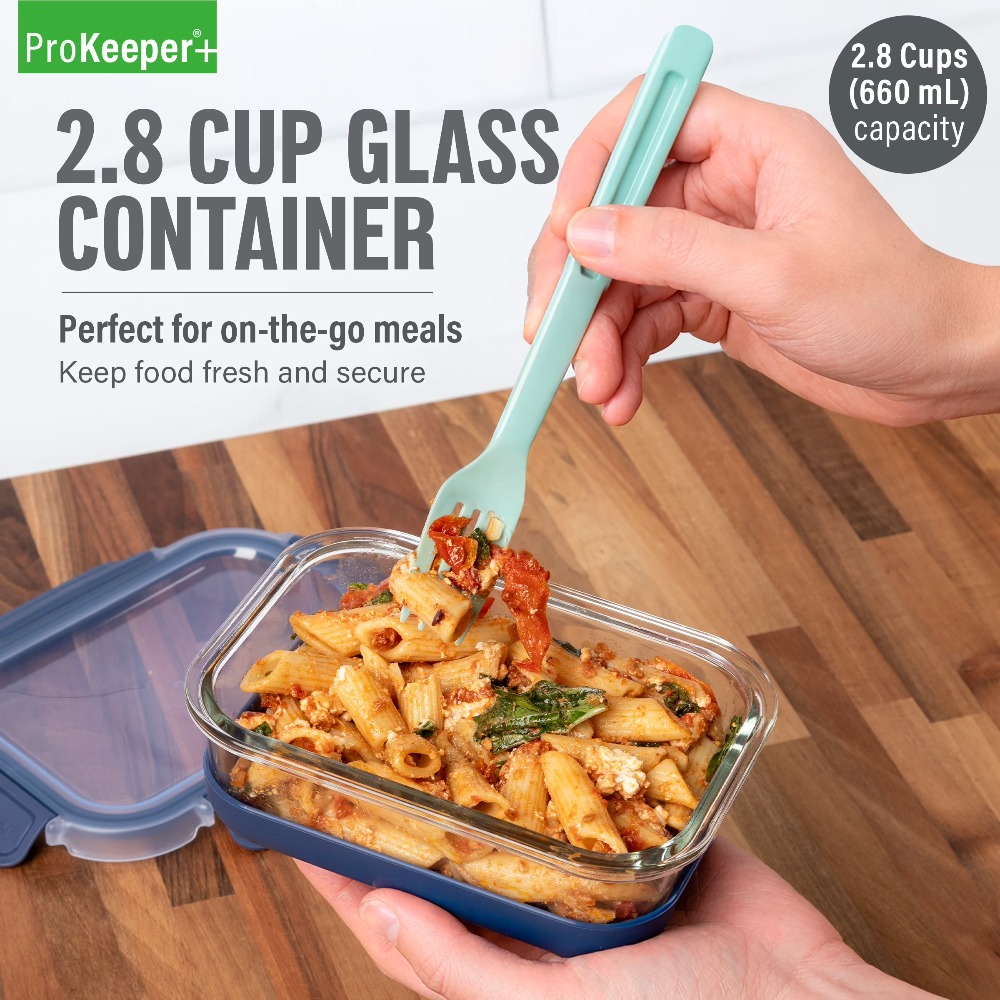 2,8-Cup Glas-Lebensmittelbehäl – Food Storage Freezer Containers Bewertung und Preis