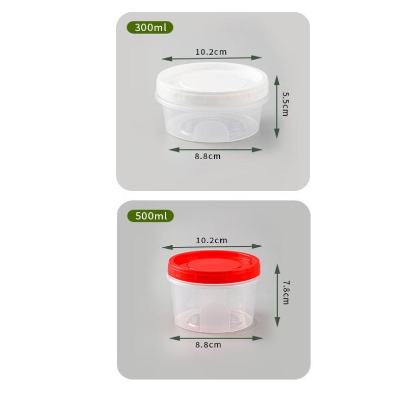 4 Stück Runde Frischhalteboxen – Food Storage Glass Round Bewertung und Preis
