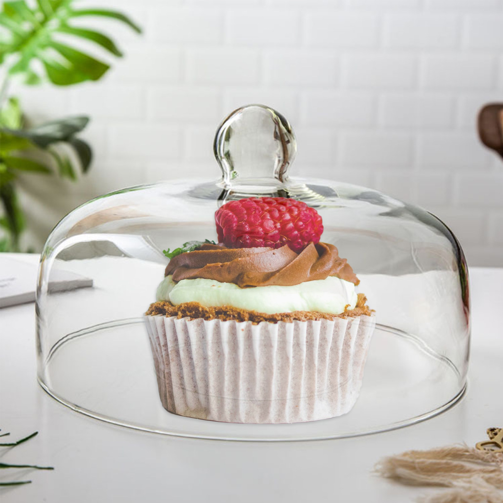 1 Stück Klare Tortenkuppel-Abd – Food Storage Glass Round Bewertung und Preis