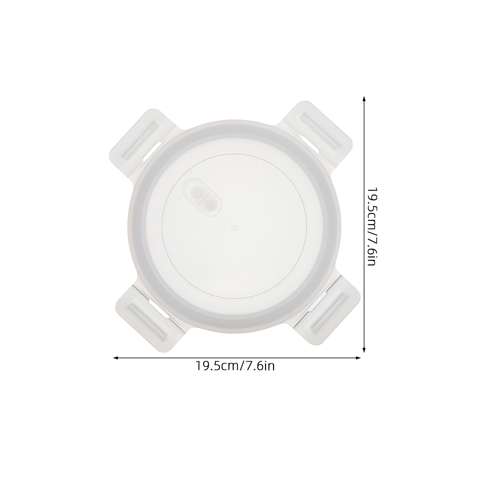 6 Zoll Schnappverschluss Runde – Food Storage Glass Round Bewertung und Preis