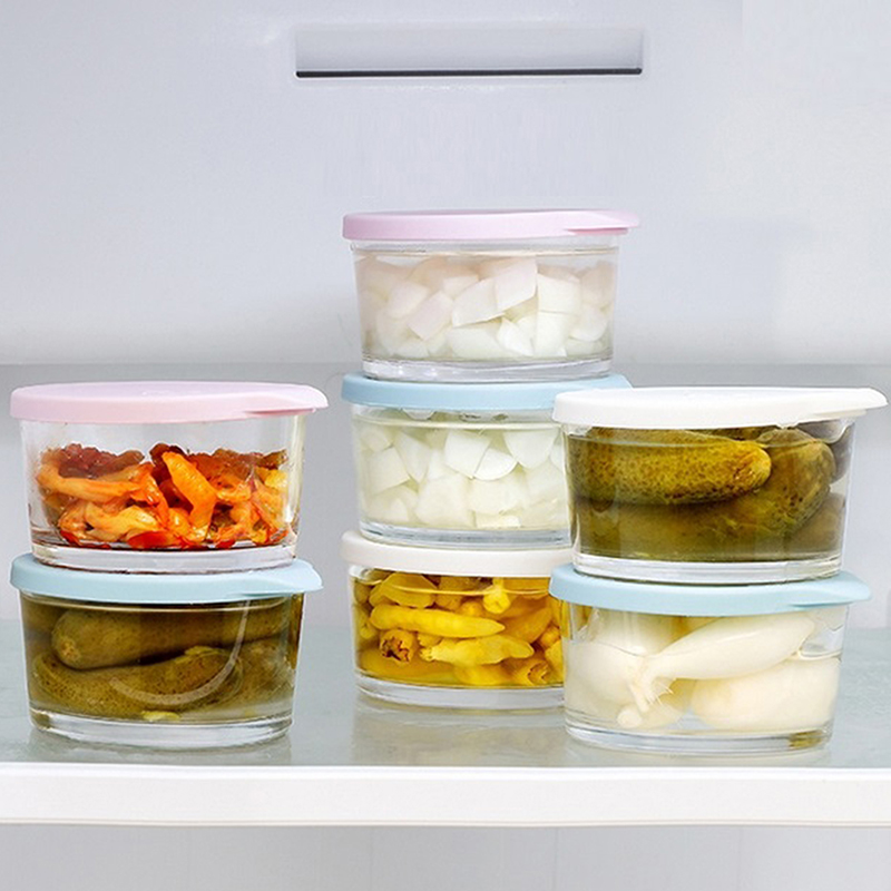 ● Mikrowellengeeigneter Runder – Food Storage Glass Round Bewertung und Preis