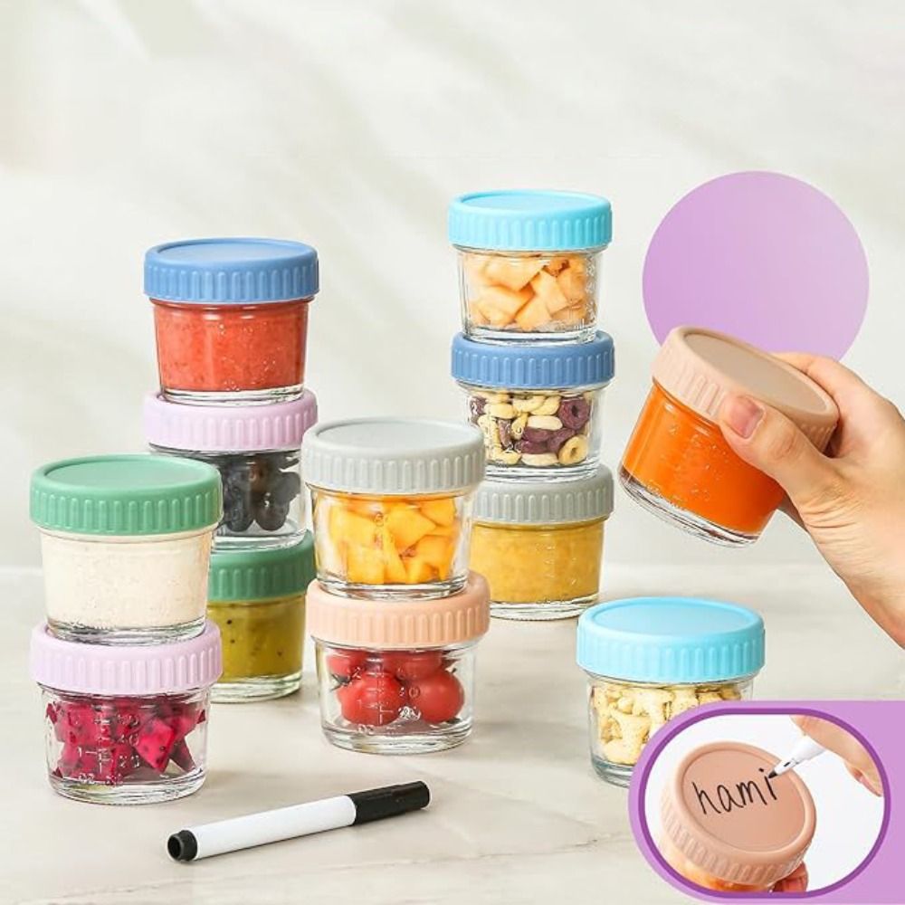 6 Stück Einmachglas aus Glas,  – Food Storage Glass Box Bewertung und Preis