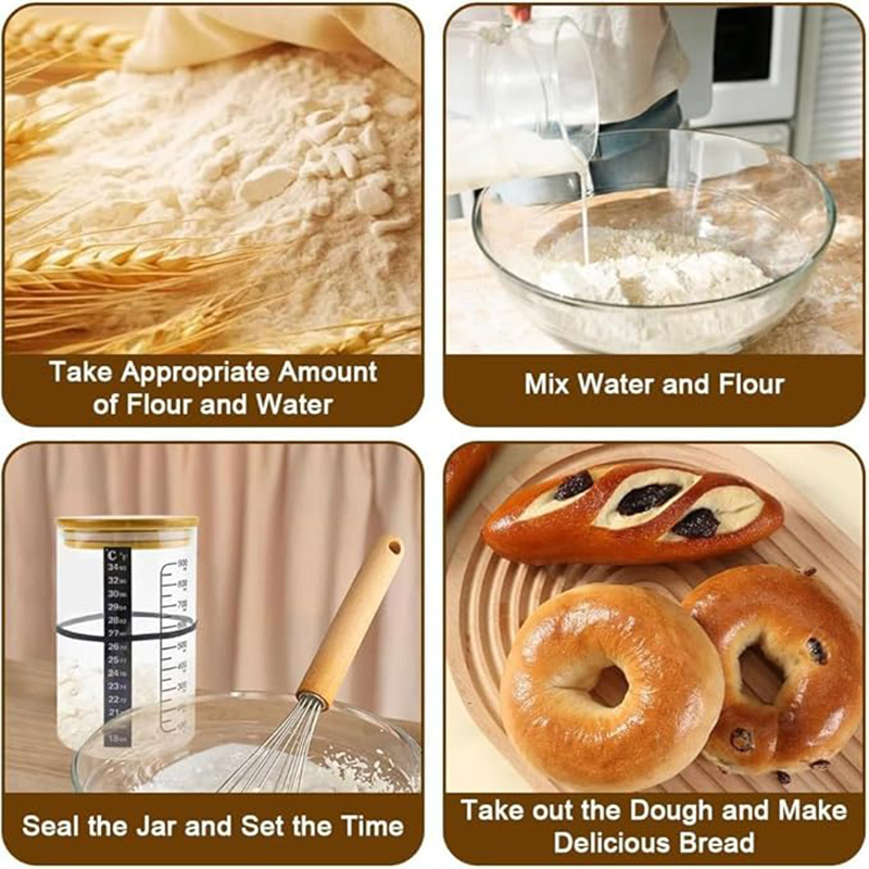 Sauerteig Starter Jar Kit Saue – Food Storage Glass Box Bewertung und Preis