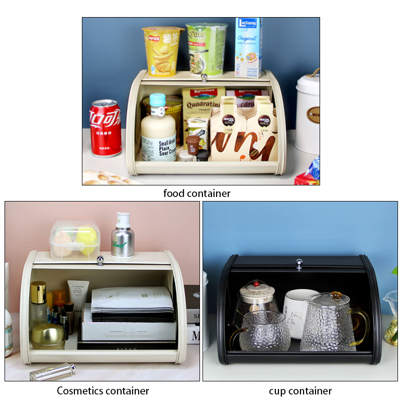 Brotkasten aus Metall, schwarz – Xxl Food Storage Container Bewertung und Preis