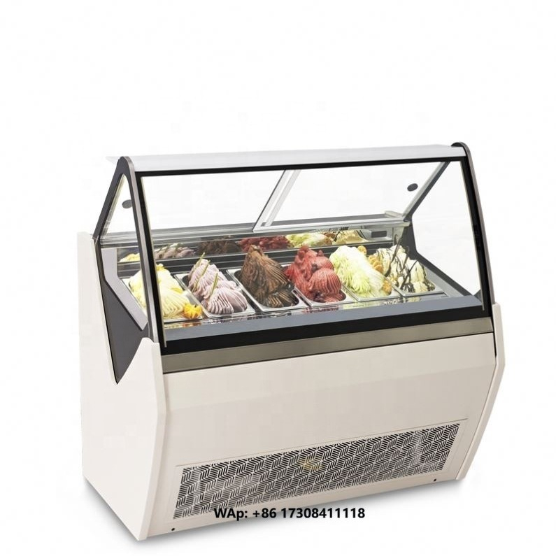 Immersive Glastür-Kühlvitrine, – Food Storage Freezer Bewertung und Preis