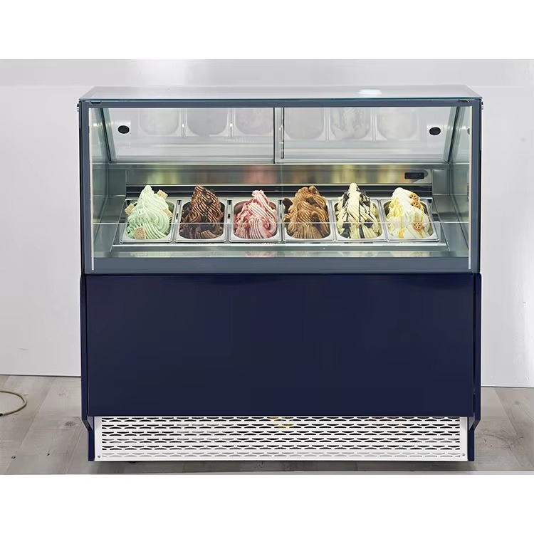 Immersive Glastür-Kühlvitrine, – Food Storage Freezer Bewertung und Preis