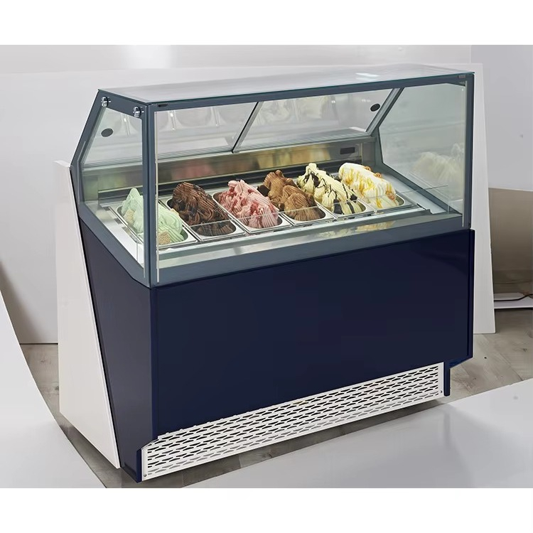 Immersive Glastür-Kühlvitrine, – Food Storage Freezer Bewertung und Preis