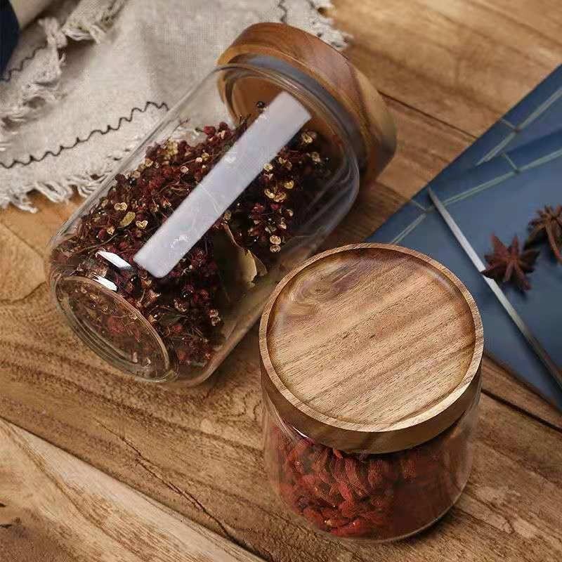 Runde Glas Rohr Glas Akazienho – Food Storage Glass Round Bewertung und Preis