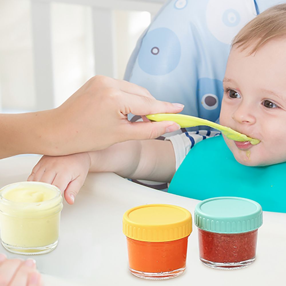 6 Stück Glas-Babynahrungsglas, – Food Storage Glass Box Bewertung und Preis
