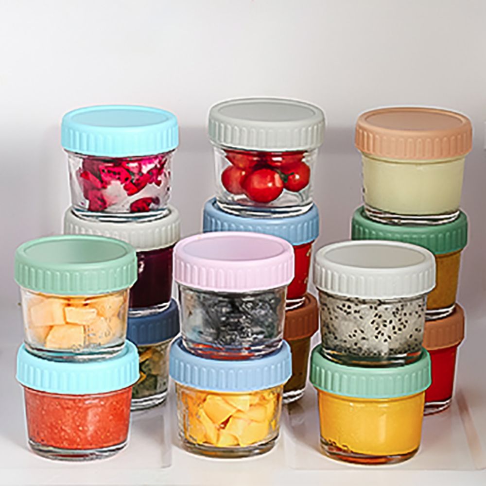 6 Stück Glas-Babynahrungsgläse – Food Storage Glass Box Bewertung und Preis