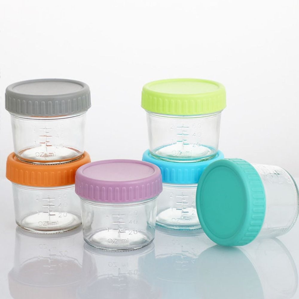 6 Stück Glas-Babynahrungsgläse – Food Storage Glass Box Bewertung und Preis