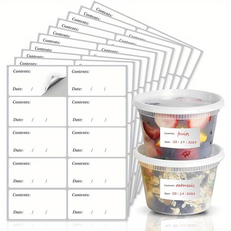 100 % wasserfestes, abnehmbare – Food Storage Notes Bewertung und Preis