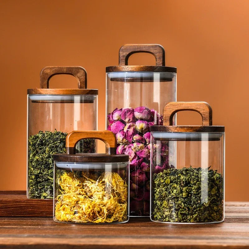 Klarglasbehälter mit Bambusdec – Food Storage Glass Box Bewertung und Preis
