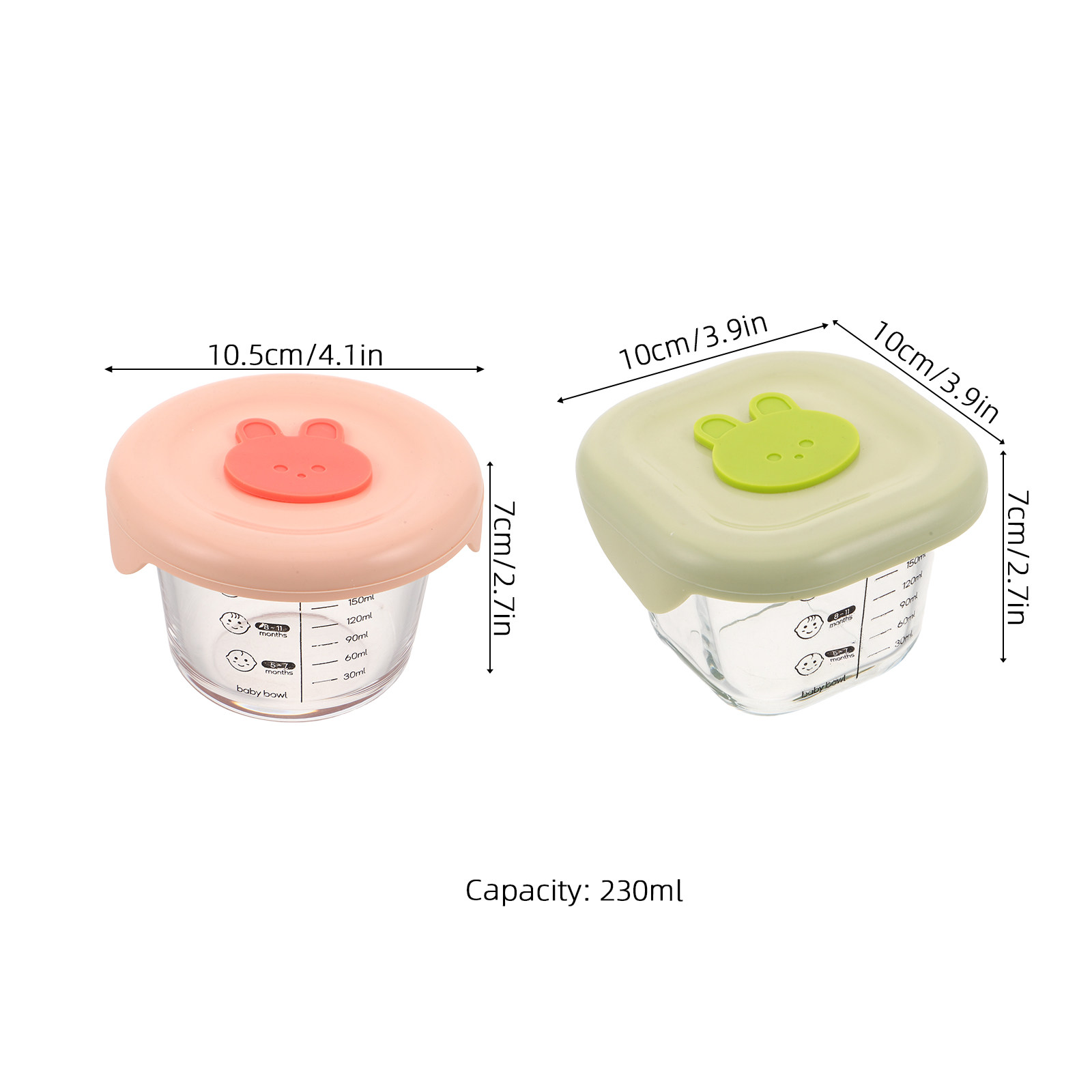 2 Stück Baby-Nahrungsaufbewahr – Food Storage Glass Box Bewertung und Preis
