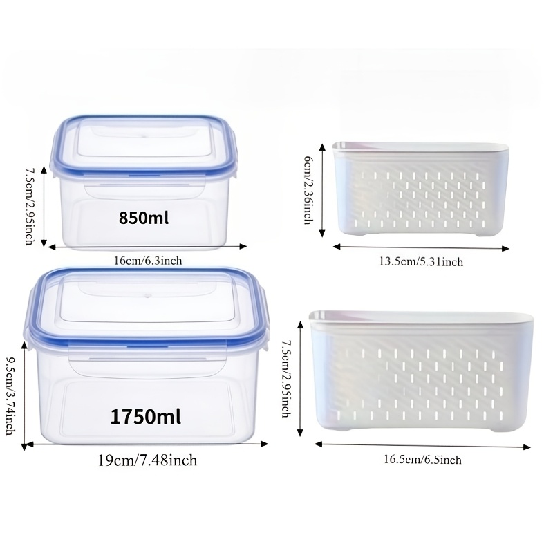 4-teiliges Set Auslaufsichere  – Food Storage Prep Containers Bewertung und Preis