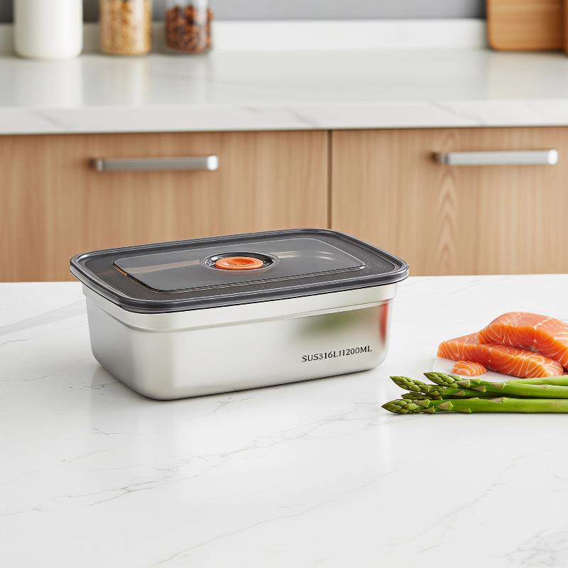 Edelstahl-Lunchbox mit Dichtun – Food Storage Freezer Containers Bewertung und Preis