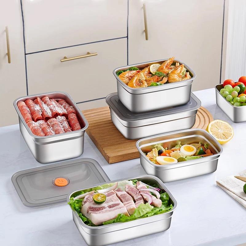 Edelstahl-Lunchbox mit Dichtun – Food Storage Freezer Containers Bewertung und Preis