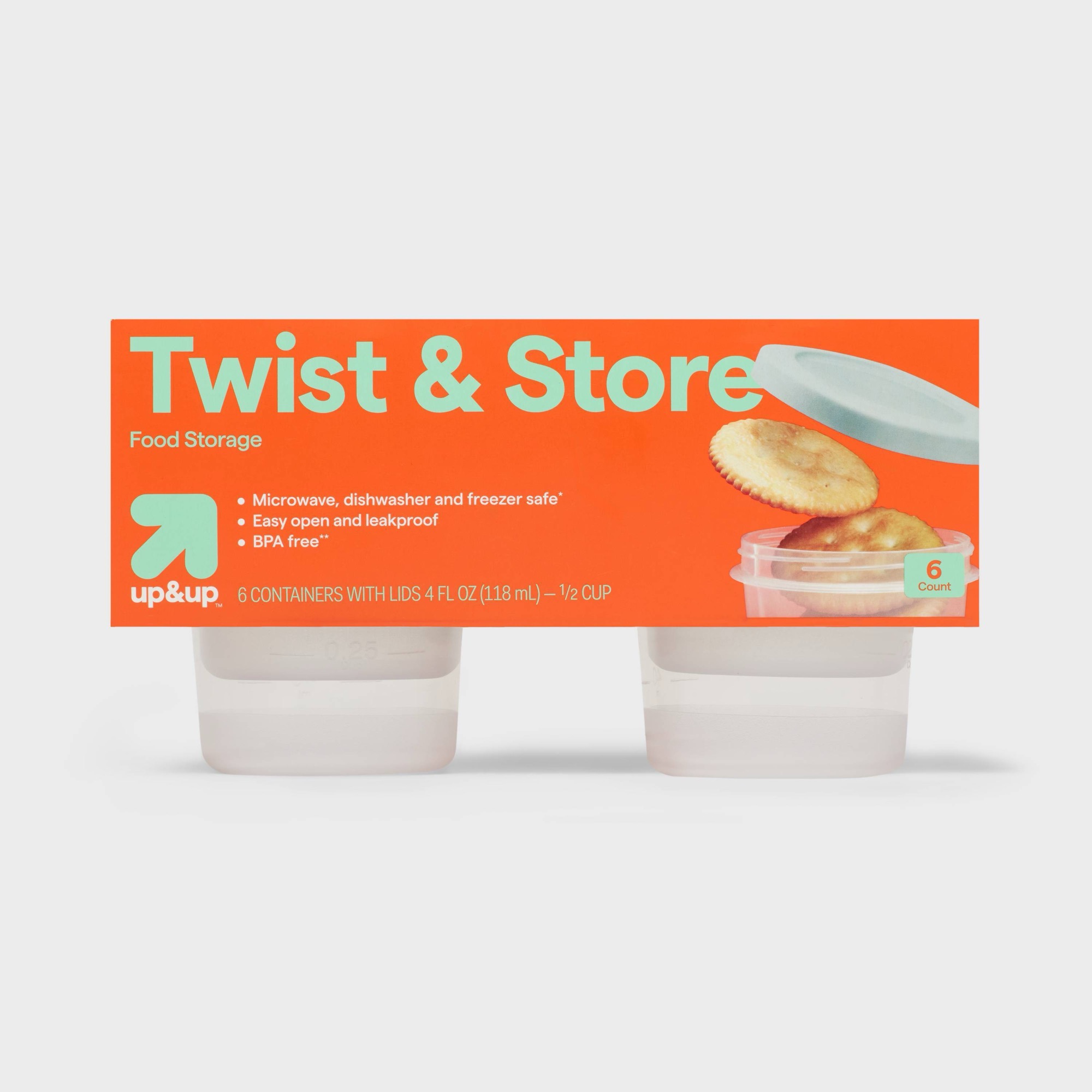 6-teilige runde Twist-Lock-Leb – Food Storage Prep Containers Bewertung und Preis