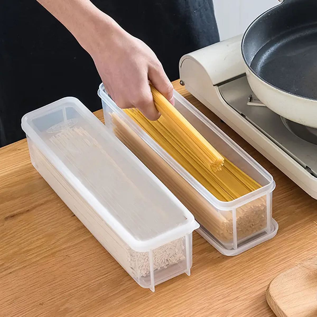 1 transparente Kunststoff-Aufb – Food Storage For Refrigerator Bewertung und Preis