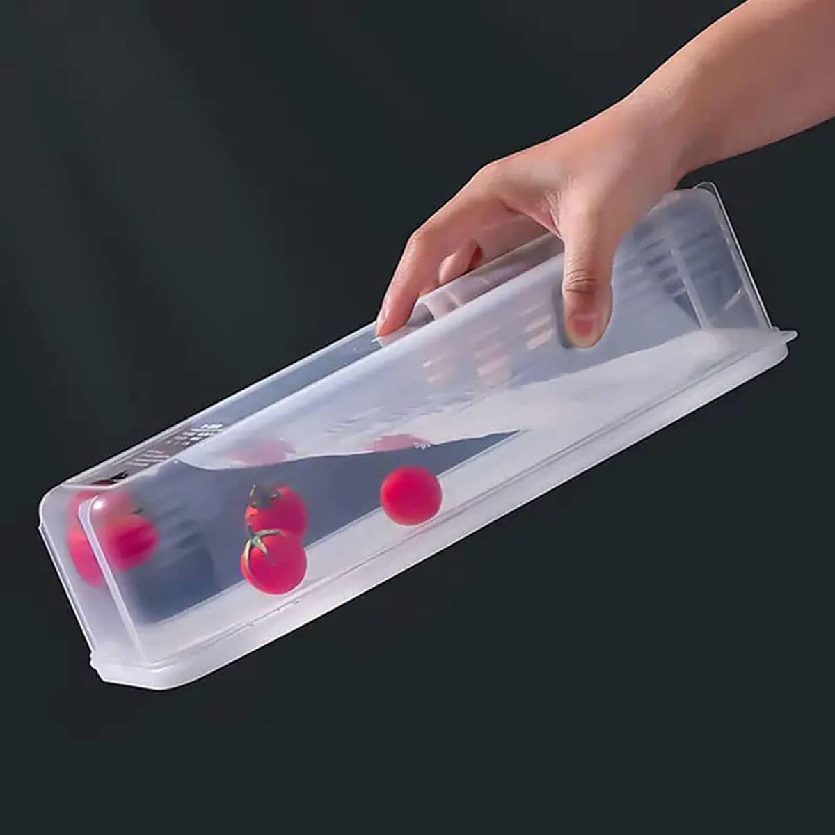 1 transparente Kunststoff-Aufb – Food Storage For Refrigerator Bewertung und Preis