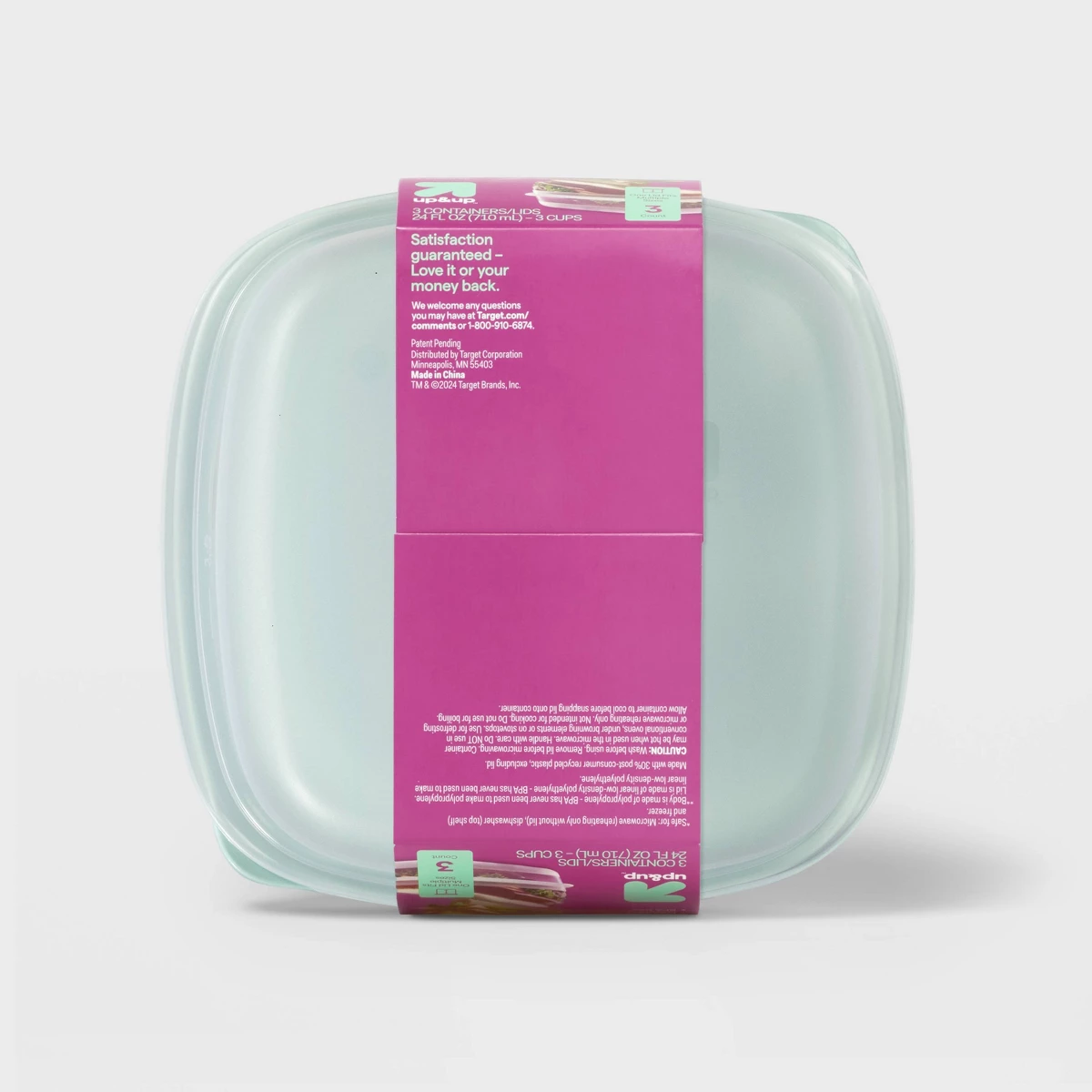 2026 Neu 3er-Pack 24oz Quadrat – Food Storage Freezer Bewertung und Preis